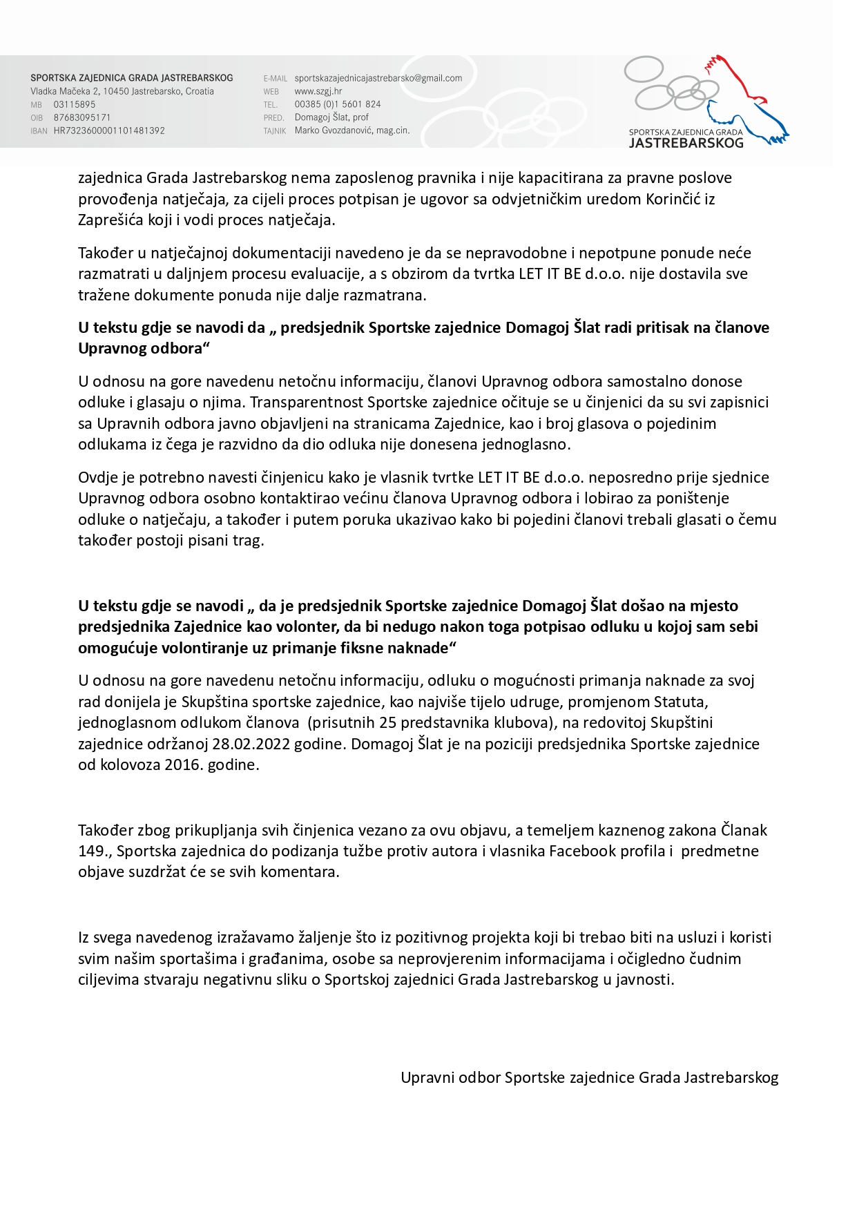Očitovanje UO SZGJ str2